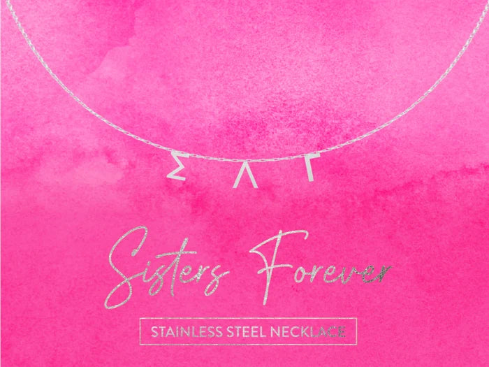 Greek Name Necklace - MGC, Music and Service Greeks