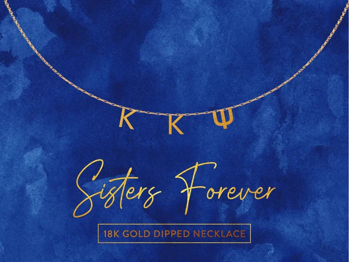 Greek Name Necklace - MGC, Music and Service Greeks