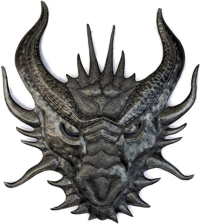 Haitian Steel Drum Art Dragon