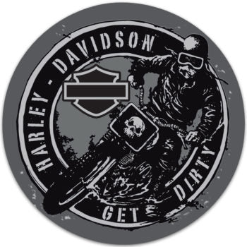 Harley-Davidson Get Dirty Tin Sign 2012101