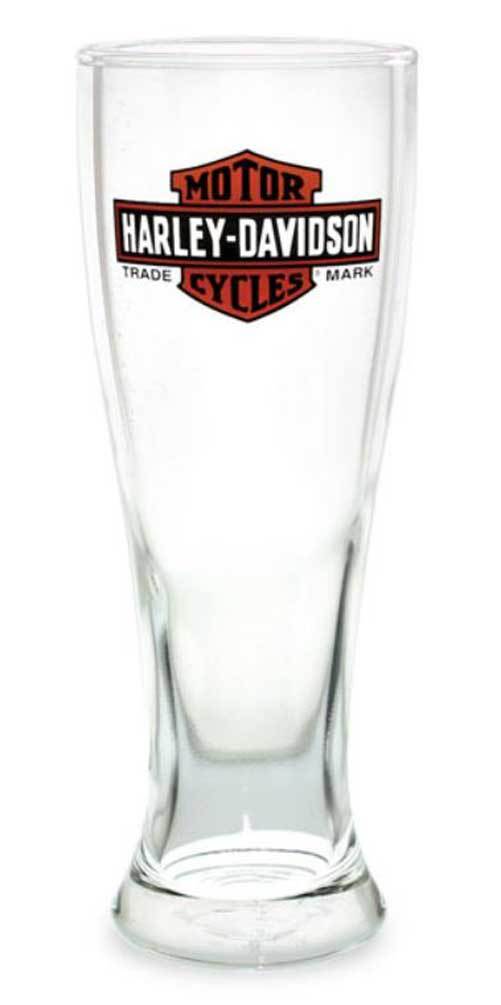 Harley-Davidson® Long Bar & Shield Logo Pilsner Glass.