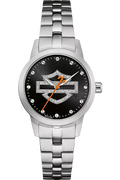 Harley-Davidson® Women's Bulova Watch B&S Glitter 76L182