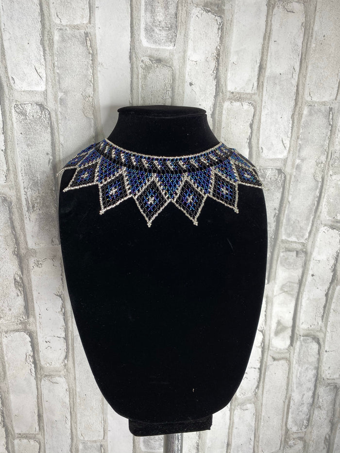 Hat with Beaded Hatband