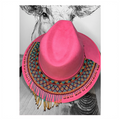 Hat with Beaded Huichol Hatband