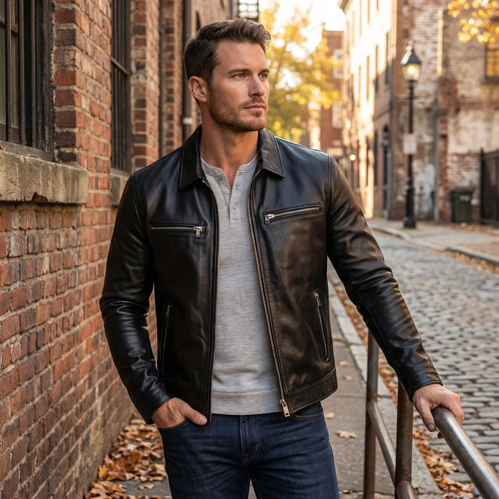 XS / Black / Leather
