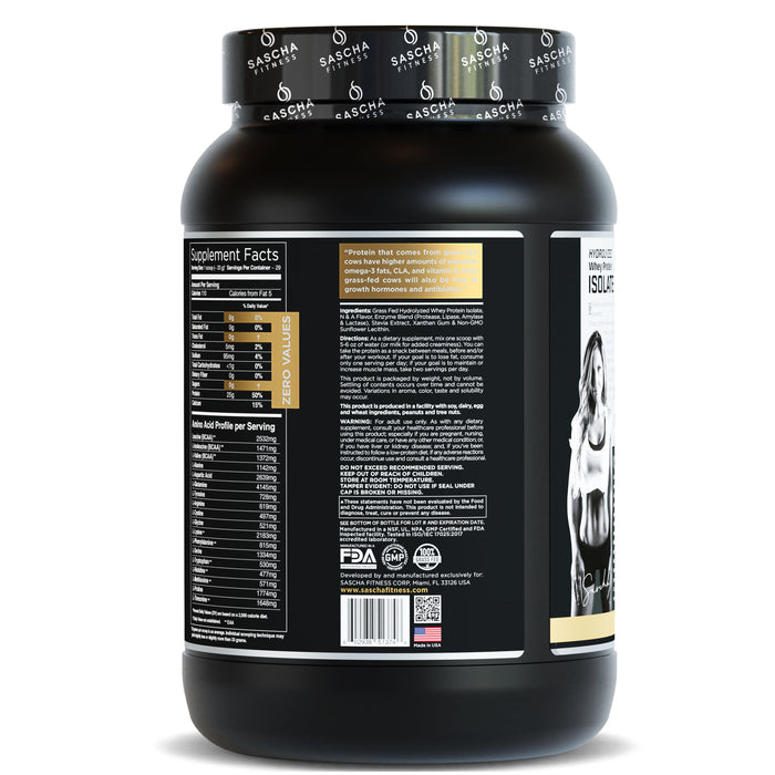 Hydrolyzed Whey Protein Isolate Caramel