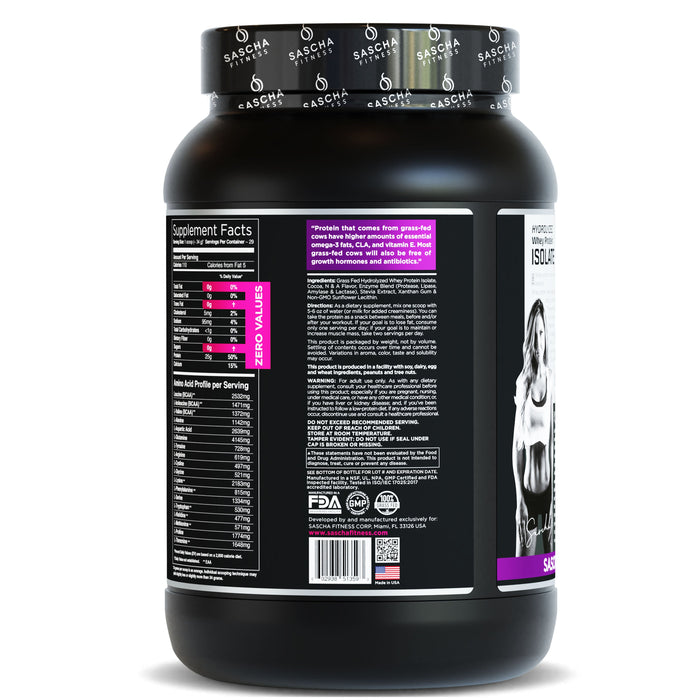 Hydrolyzed Whey Protein Isolate Chocolate