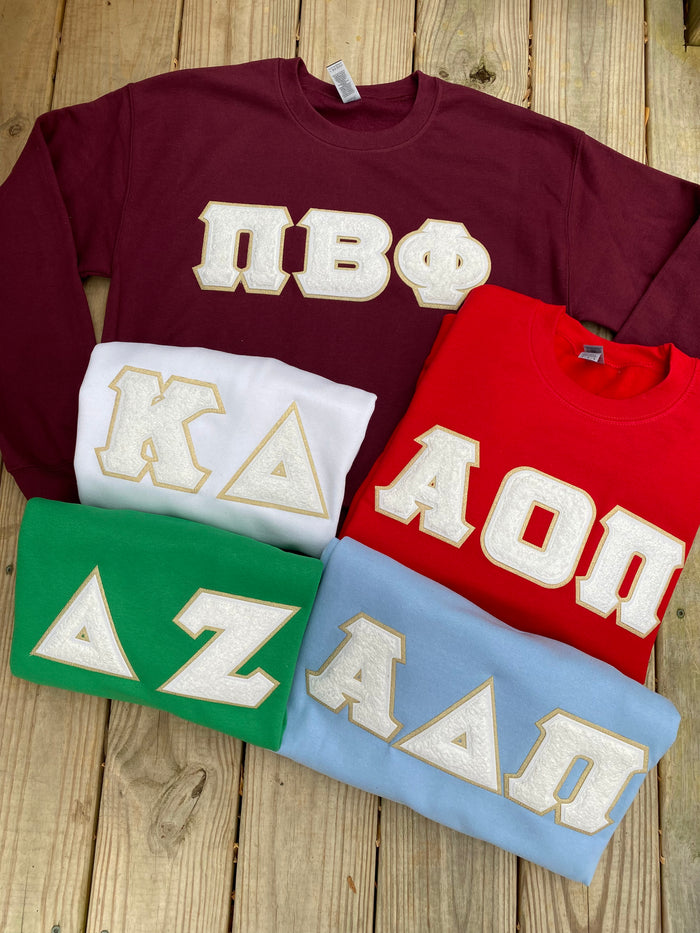 Sorority Chenille Fall Sweatshirt