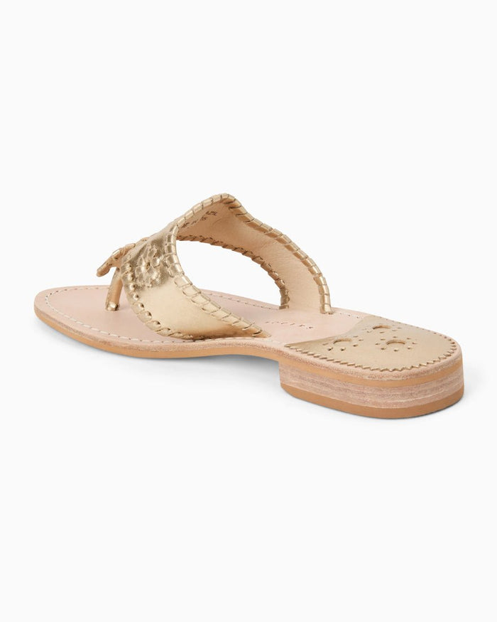 Jacks Flat Sandal - Platinum