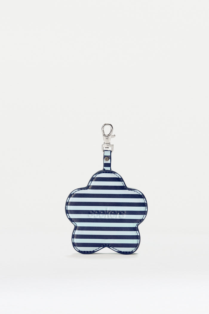 Jasper Mirror Keychain in Blue