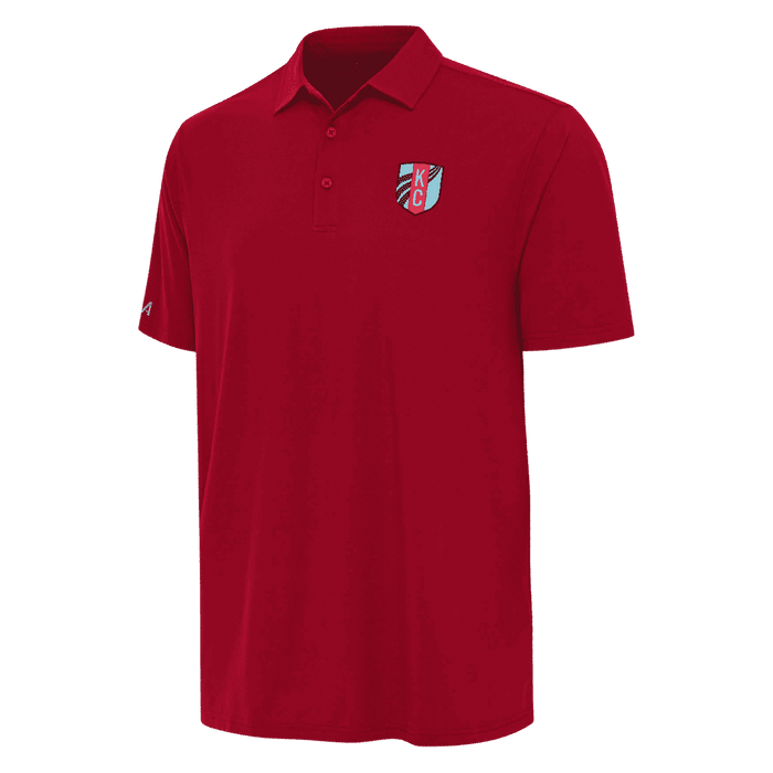 KC Current Mens Red Polo