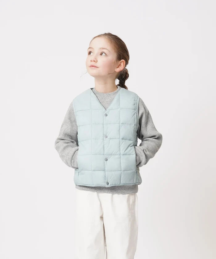 Kids Basic V-Neck Button Down Vest
