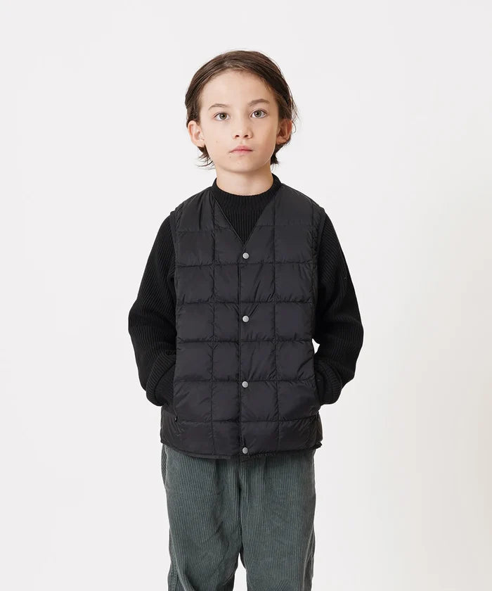 Kids Basic V-Neck Button Down Vest