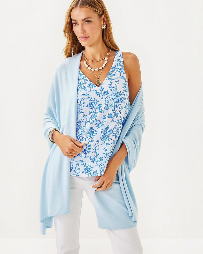 Lilly Pulitzer - Lanelle Wrap - Heathered Bluette