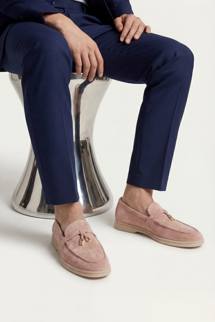 Leonis Buckle Loafer Blush Rose