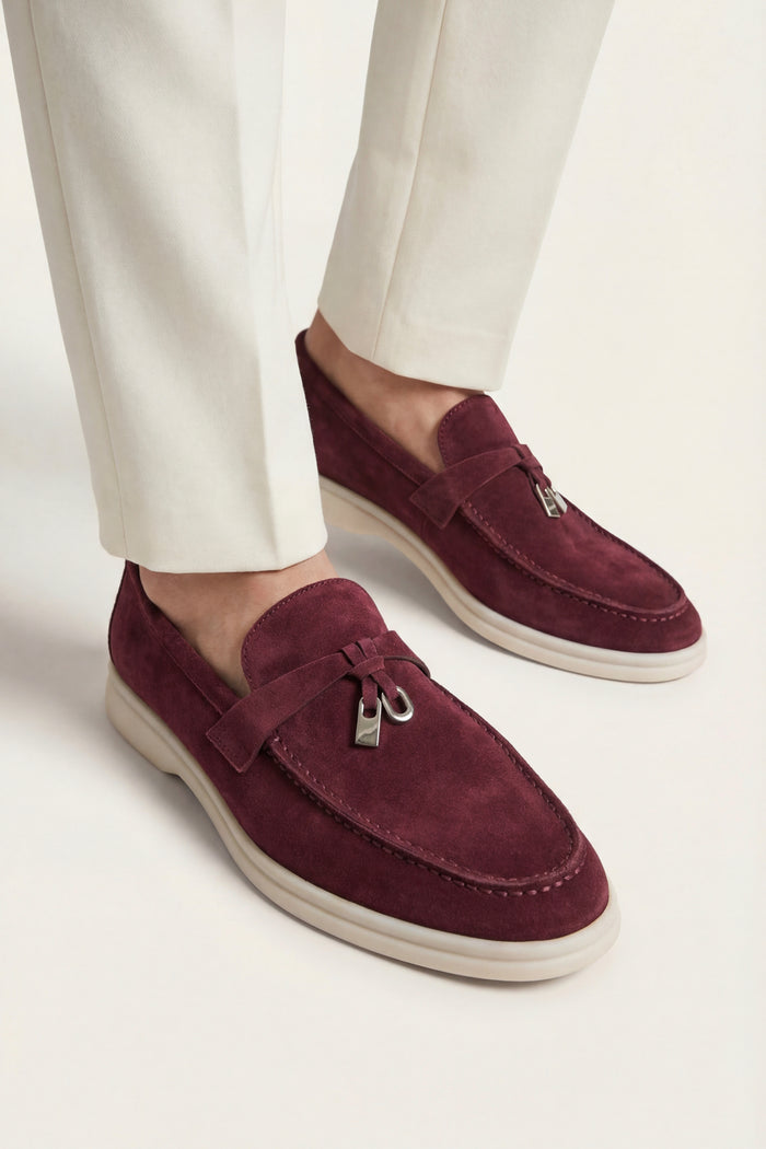 Leonis Buckle Loafer Burgundy Wine