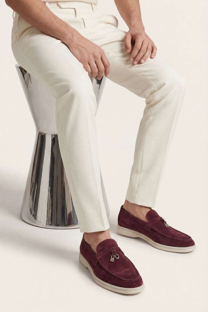 Leonis Buckle Loafer Burgundy Wine