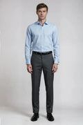 Light Blue French Cuff Shirt – a sophisticated light blue shirt featuring a bespoke tailored fit with elegant French cuffs, crafted for refined formal wear and timeless elegance.