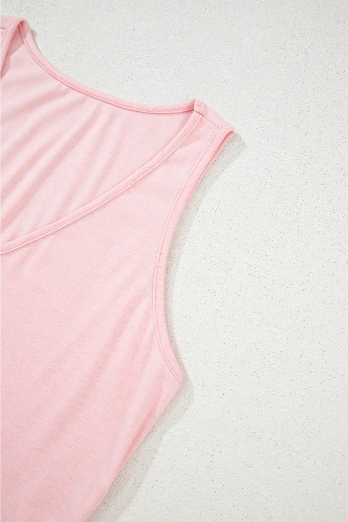 Light Pink 3-Piece Cozy Knit Lounge Set Pyjamas - Loungewear & Sleepwear/Sleepwear