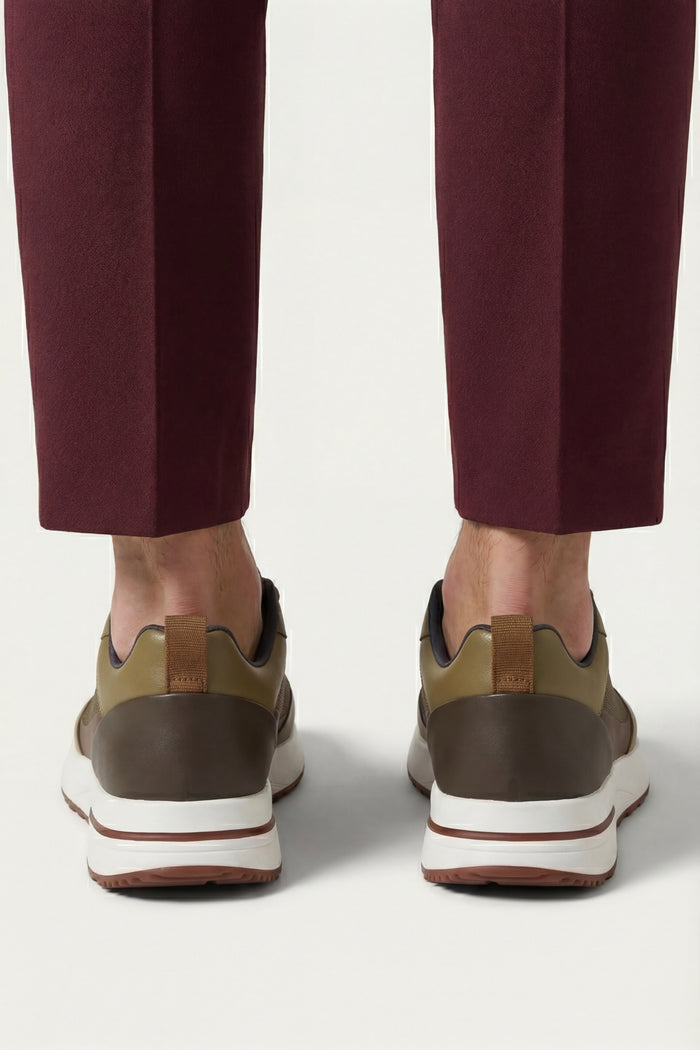 Maretti Sneaker Olive Brown