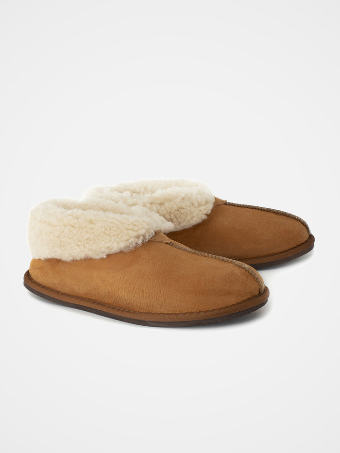 Men's Sheepskin Bootee Slippers