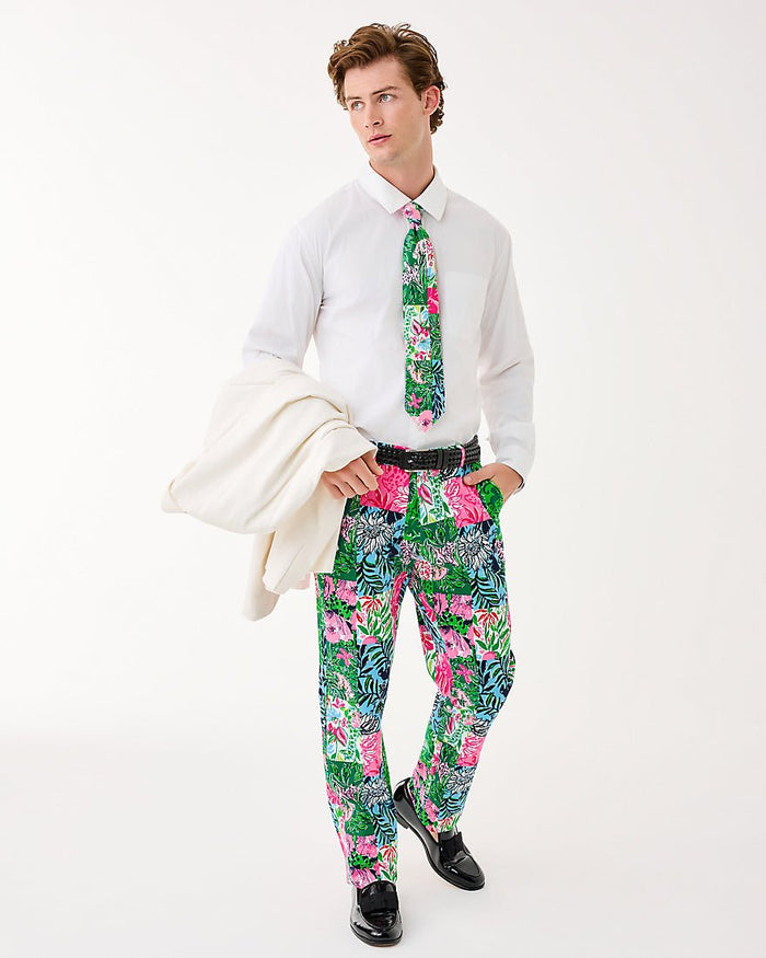 Mens Stuff Mizner Stretch Pant - Multi Party Punch Patch