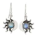 Moonstone Eclipse Earrings