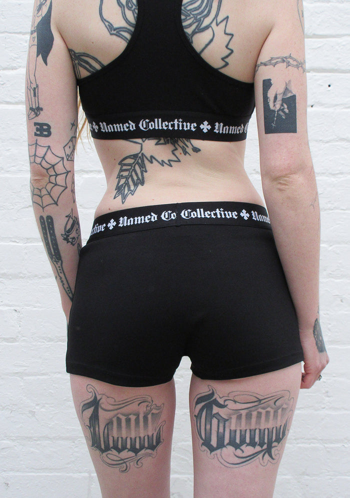 NAMED CLASSICS LOGO BOXERS BLACK
