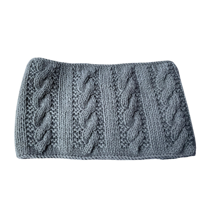 Neck Warmers &amp; Mufflers | Grey | 100% premium Wool | For Women