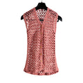 Organic Wool Cardigan Crochet | Dark Salmon