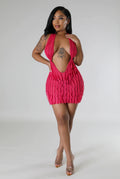 Out......Halter Mini Dress Fancy Dream