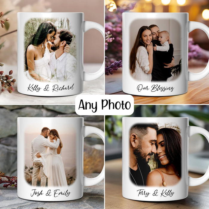 Personalized Photo Mug With Text, Custom Family Gift Personalized Ceramic Mug OrnamentallyYou