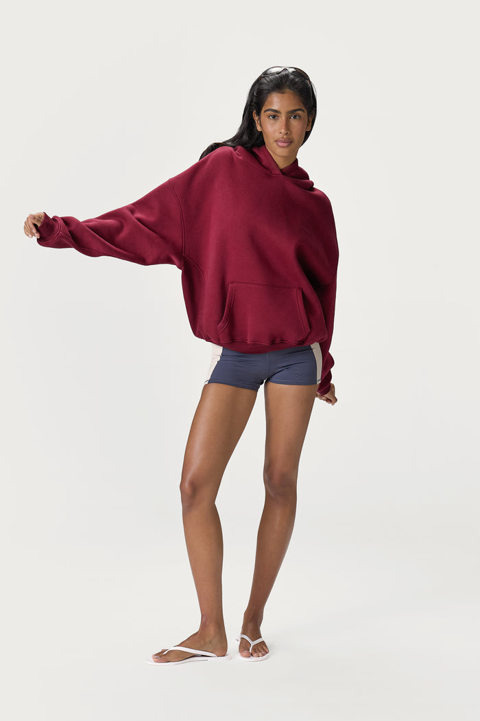Petite Seekers Classic Hoodie in Burgundy