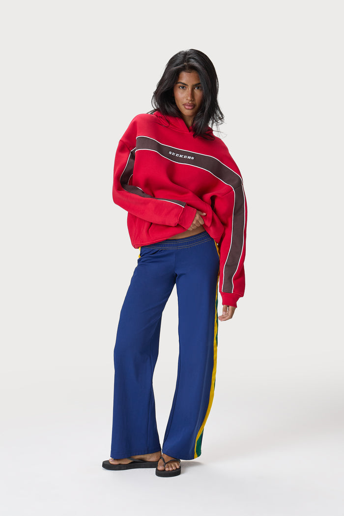 Petite Seekers Speedway Hoodie in Red