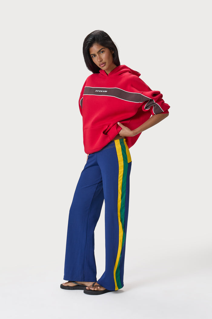 Petite Seekers Speedway Hoodie in Red