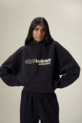 Petite Seekers Wear Hoodie in Washed Black