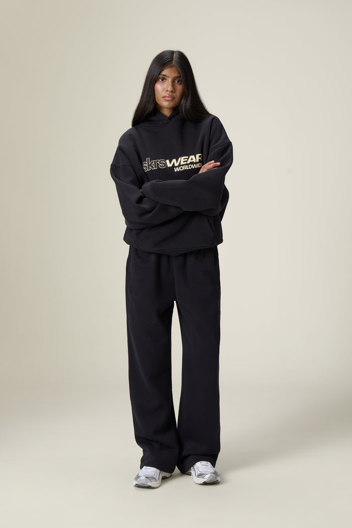 Petite Seekers Wear Hoodie in Washed Black