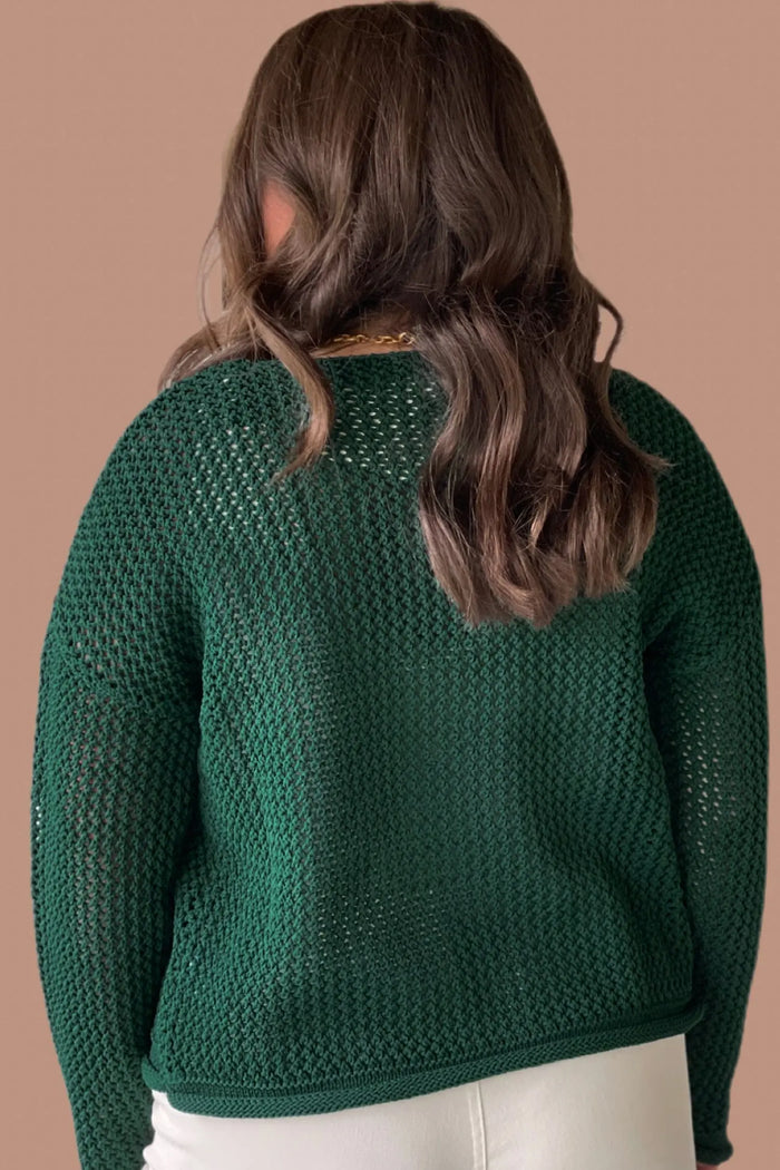 Plus Size Golden Accent Buttons Short Sweater Cardigan - Size/Plus Sweaters & Cardigans