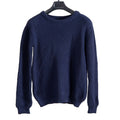 Pullover Round Neck - Mid Night Blue | For Men | 100% Organic Wool - Mojopanda Organic  Store