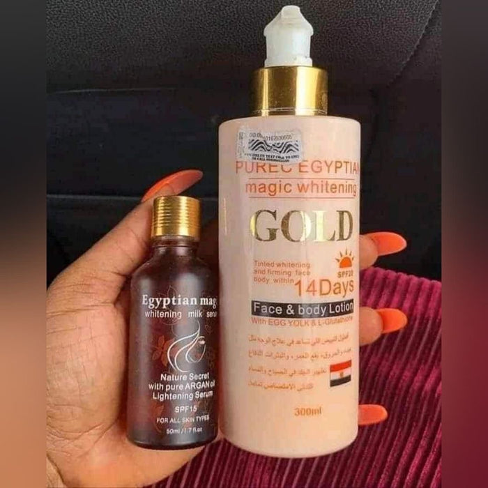 Purec Egyptian Magic Lotion & Serum – Nourishing Skin Care Set
