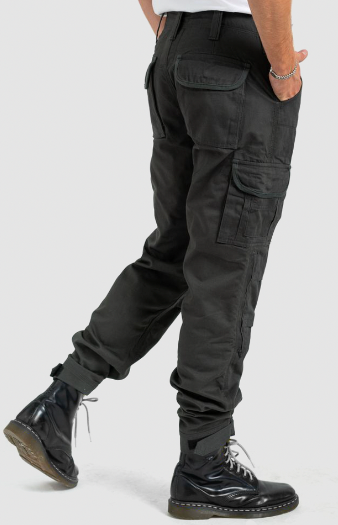Resurgence Gear Mens Motorcycle Cargo Straight-Grey
