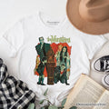 Retro Monster Family Sitcom T-Shirt, Horror Halloween Tee T-Shirts OrnamentallyYou White XS