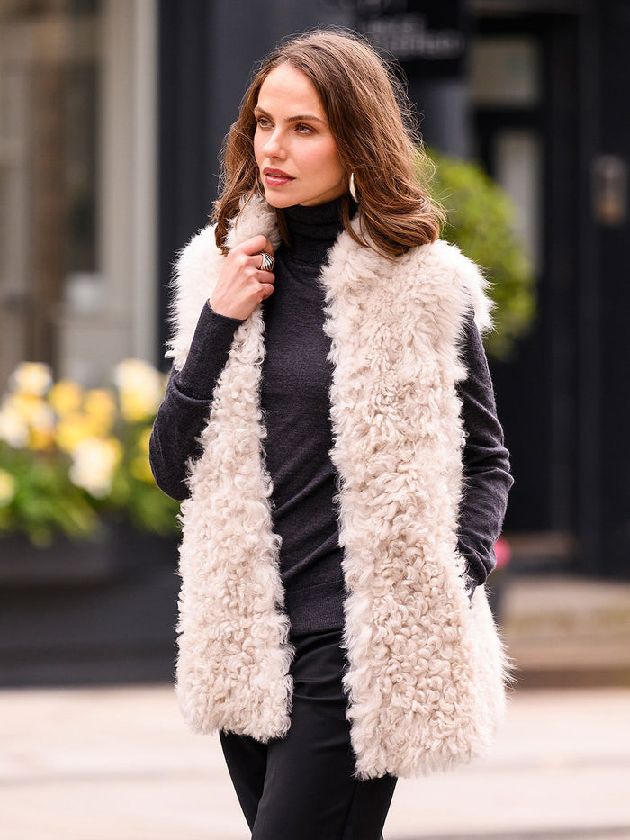 Reversible Curly Toscana Gilet