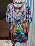 SALE: 3X Vishuddha Banjo Glass Remix Velvet T-Shirt