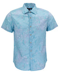 SCOTT PAISLEY EXPLOSION TEAL MENS PRINTED SHIRT