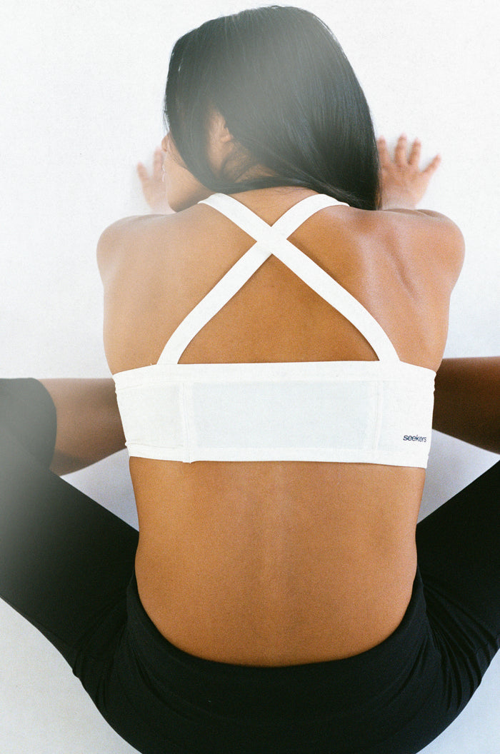 Seekers Active Sports Bra in White