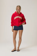 Model's height is 5'10" and wears a size S.