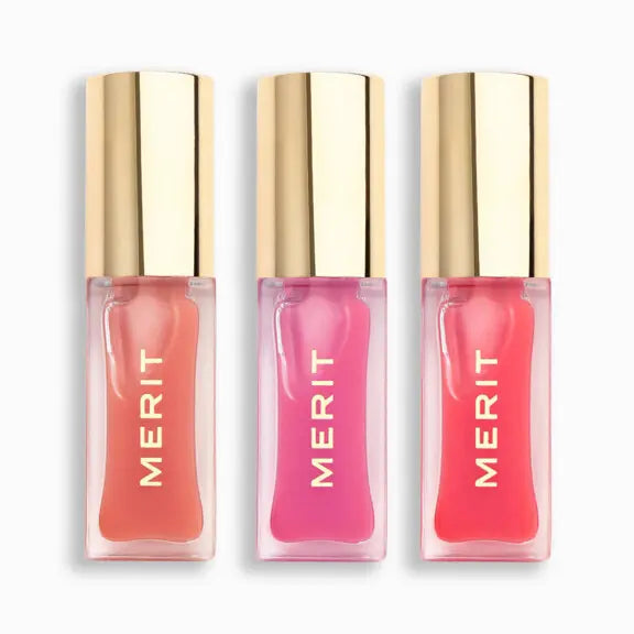 MERIT Shade Slick Gelée Tinted Lip Oil Les Deux