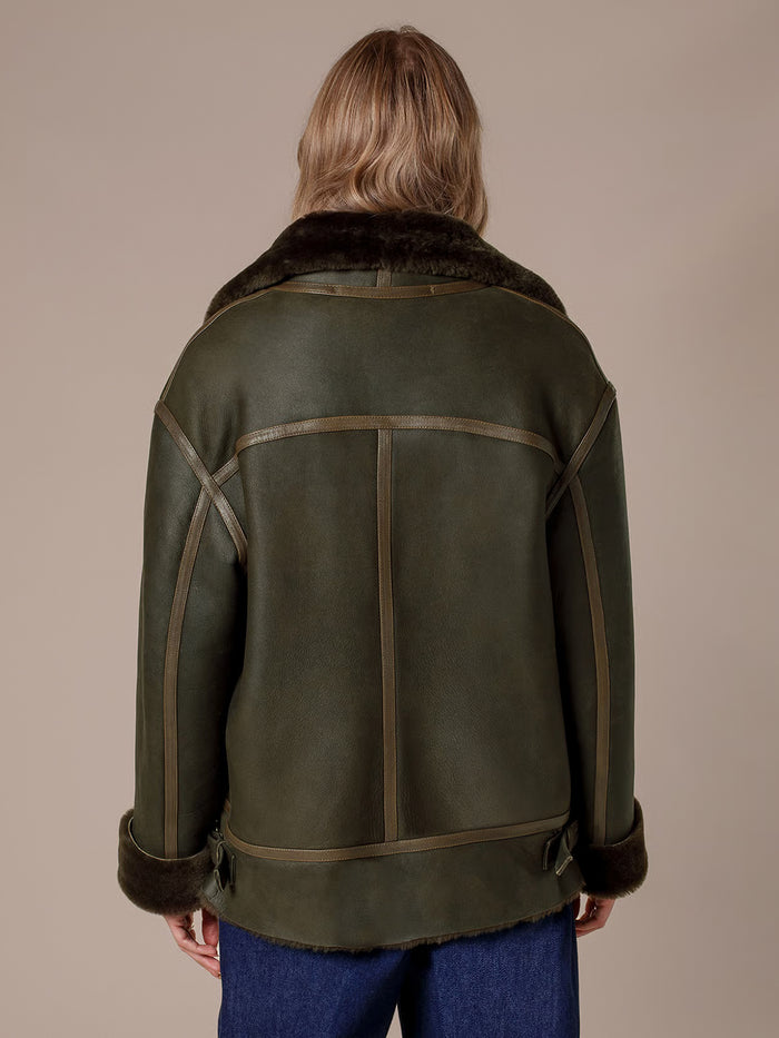 Sheepskin Aviator Jacket