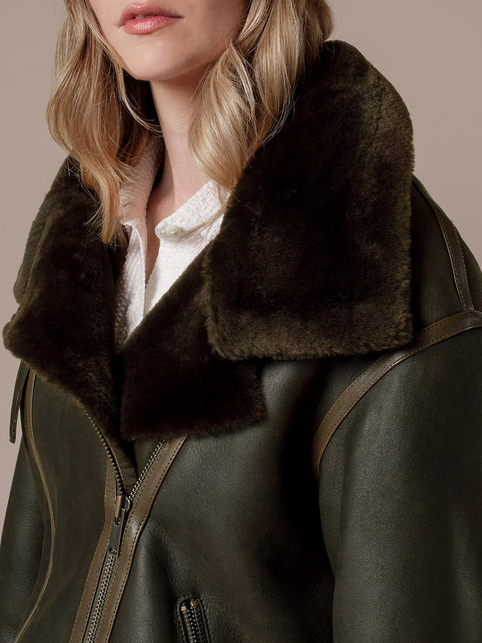 Sheepskin Aviator Jacket